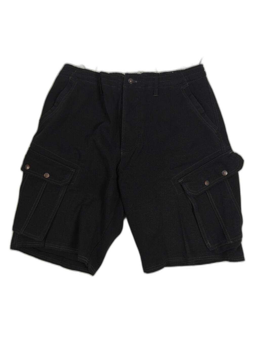 Mens Ion Cargo Shorts Black Size 36
